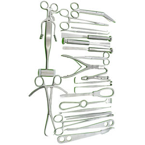 Kit d'instruments chirurgicaux manuels en acier pour la chirurgie nasale, la mini-gynécologie, l'orthopédie de base, la laparotomie, la chirurgie vétérinaire, la chirurgie du genou, la chirurgie mineure et la chirurgie nasale majeure, 10 pièces - Product Image 4