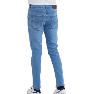 Jeans Casuales de Mezclilla para Hombre, Estilo Urbano, OEM, Cintura Media, 100% Algodón, Transpirables, Blancos, Precio Económico, Venta al Por Mayor - Product Image 6