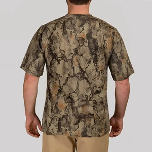 T-shirts de chasse sur mesure style urbain, qualité supérieure, imperméables, motif uni, fabrication directe, service OEM - Product Image 2