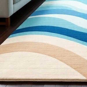 Abstract Wave Design Area Rug Modern Living Room Carpet Large <b>Floor</b> Rug Soft Luxury Hand Tufted Bedroom Home Decor Carpet - Product Image 5