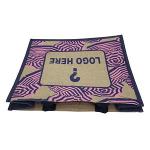 Sac fourre-tout en jute de haute qualité, fourni directement par l'usine, vente en gros à bas prix, logo personnalisé imprimé, Bolsas De Yute - Product Image 4