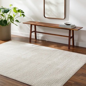 Flat Weave Cotton Area Rug Rectangle Solid Color Non-Slip Rubber Backing Living Room Decor <b>Carpet</b> 1 Piece for Furniture - Product Image 2