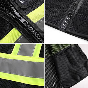 Chaleco de Seguridad Reflectante de Alta Visibilidad, Chaleco de Trabajo de Malla sin Mangas de Alta Calidad con Múltiples Bolsillos para Hombres y Mujeres, OEM - Product Image 6