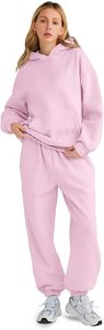 Conjunto de Sudadera con Capucha Oversize y Pantalones de Chándal de Forro Polar Premium para Mujer, Conjunto Deportivo de Sudadera con Capucha y Pantalones de Chándal para Mujer - Product Image 2