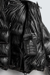 Veste légère streetwear coupe-vent d'automne, blouson bomber zippé respirant pour l'extérieur, doublure matelassée, patchwork sur le devant - Product Image 6