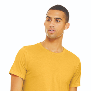 T-shirt décontracté pour homme en coton tricoté 100% - Couleur optimale - Col rond - Manches courtes - Respirant - Séchage rapide - Personnalisable - Product Image 4