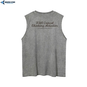 Camiseta Deportiva de Tirantes para Hombre, para Fisicoculturismo y Fitness, Tejida, de Secado Rápido, Transpirable y Ecológica - Product Image 2