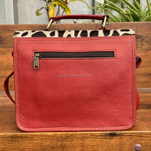 Sac à main en cuir recyclé de haute qualité à imprimé animal sac à bandoulière élégant en cuir coloré sac à bandoulière multi-usages pour les femmes - Product Image 5