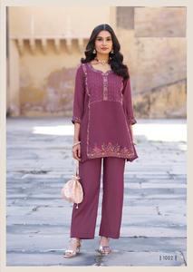 Premium Pure Rayon Casual Women's MALL Chanderi <b>Kurti</b> with Full Cotton Mall Inner Quick Dry - Product Image 5