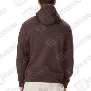 Sudadera con Capucha Ikhlas Sports Marrón, Mezcla de Algodón y Felpa, 180g, Corte Holgado, Bolsillo Canguro, Capucha con Cordón, Unisex, Ropa Casual - Product Image 2