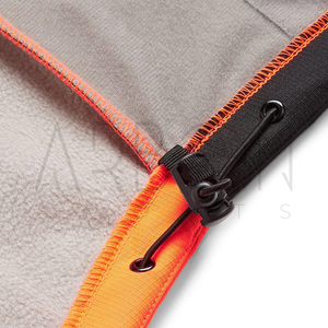 Vestes de sécurité orange réfléchissantes à haute visibilité, personnalisées avec votre propre logo, tendance, robustes, durables, légères, avec impression de logo. - Product Image 5