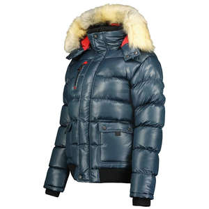 Parka d'hiver imperméable et respirante pour femme avec poches, en duvet épais, grandes tailles - Product Image 4