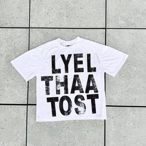 Nuevo diseño de gran tamaño de moda de manga larga Camiseta ácido lavado desgastado camiseta personalizada Rhinestone DTG camisetas para hombres - Product Image 5