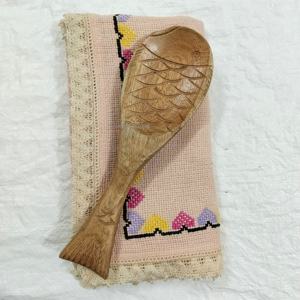 Handcrafted <b>Wooden</b> <b>Cooking</b> Spoon Natural Wood Stirring <b>Utensil</b> Rustic Eco-Friendly Kitchen Tool Spatula Spoon Fork Acacia Wood - Product Image 2