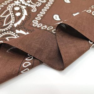 DENMIN APPARELS Premium Casual Multi-Functional Bandana Custom 100% Silk Paisley <b>Head</b> <b>Scarf</b> Logo Printing Custom Design - Product Image 5