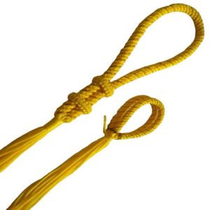 Cuerdas Trenzadas Amarillas con Borlas, Cuerdas Personalizadas de Poliéster para Muay Thai Mongkol, Diademas y Brazaletes - Product Image 5