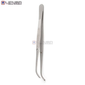 Pince à tissus manuelle Taylor Semken 12,5 cm/4,9 po, à dents encastrées 1x2, instruments chirurgicaux médicaux, norme de sécurité MOL - Product Image 5