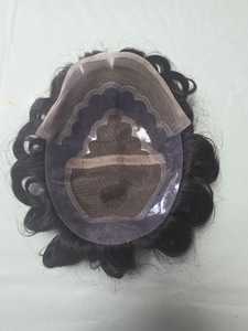 Bollywood Model Taz Hair BD Virgin Human Hair Wig Soft Indian Hair Prosthesis for Men Remy Toupee - Product Image 2