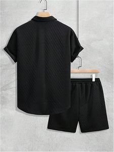 Conjunto de Camiseta sin Mangas y Pantalones Cortos con Lavado Ácido para Hombre, Ropa Urbana, Fabricante de Ropa Personalizada OEM ODM, Verano, Casual, 100% Poliéster - Product Image 2