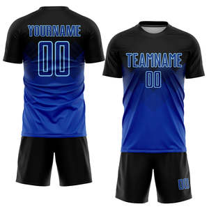 2026 Custom Sublimation Soccer Uniform Unisex Quick Dry Breathable Football Jersey Kit Full Set Personalized 100% Polyester - Product Image 1