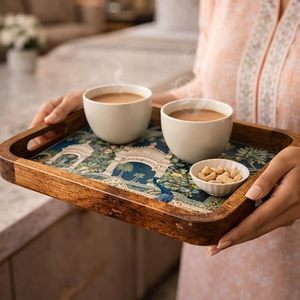 Plateau Pivhwai, plateau de service, plateau de cuisine, plateau de restaurant, plateau en plastique, plateau en acier inoxydable, plateau à snacks, plateau alimentaire, plateau à thé, plateau à café - Product Image 2