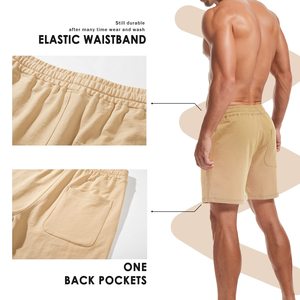 Top Quality Joggers Streetwear Men's Custom Fabric 100% Cotton Solid Plus Size Lightweight Custom Logo Designs Shorts for Men - Product Image 4