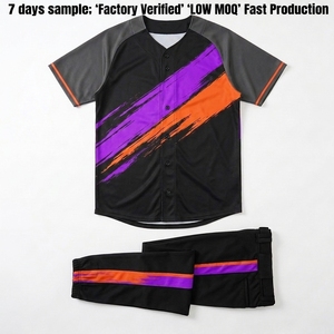 Maillot de baseball pour hommes – Nouveauté 2026 – Respirant, tendance, chemise boutonnée, personnalisable avec logo – Idéal pour le dropshipping - Product Image 4