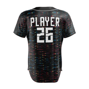 เสื้อซอฟต์บอลสั่งทำพิเศษสำหรับผู้หญิง แบบติดกระดุมเต็มตัว ชุดเบสบอลแบบระบายอากาศได้ดี ผลิตจากโพลีเอสเตอร์ ชุดกีฬาสำหรับทีม รับผลิตแบบ OEM - Product Image 5