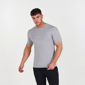 Camisetas de Cuello Redondo para Hombre, 100% Algodón, Moda de Verano, Manga Corta, Color Sólido, Diseños Personalizados, Marca Privada - Product Image 5