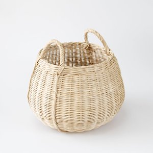 Eco-friendly wooden baby shower <b>gift</b> <b>basket</b> natural rattan <b>baskets</b> top quality container hampers - Product Image 3