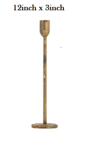 Candelero de Latón Hecho a Mano, Duradero y Natural, para Decoración del Hogar, Bodas, Pascua, Navidad y Fiestas - Product Image 2