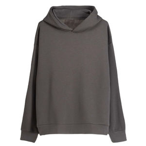 Sudadera con Capucha Oversize Unisex de Color Liso, Tejida, Estilo Casual para Otoño, Largo Regular, Teñido Liso - Product Image 1