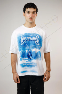 Camiseta Personalizada de Estilo Urbano para Hombre, Lavada al Ácido, con Serigrafía, Tejida en Algodón Orgánico 100%, Manga Corta, de Alta Calidad y Ecológica - Product Image 2