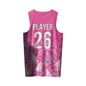 Uniforme de basket-ball athlétique moderne à col en V, vêtements de sport en mesh à séchage rapide pour les performances en compétition - Product Image 4