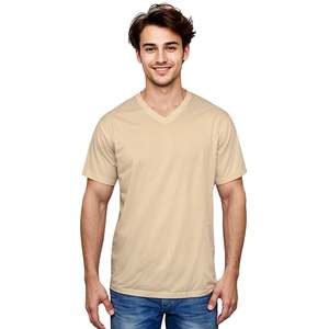 เสื้อยืดคอวี แขนสั้น ผ้าฝ้าย 100% สำหรับผู้ชาย พิมพ์ลายได้ตามต้องการ มีไซส์ถึง 6XL - Product Image 2