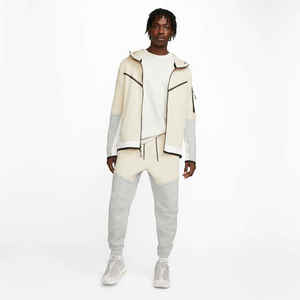 Survêtements décontractés d'hiver pour hommes de bonne qualité, personnalisés, à capuche, avec fermeture éclair, ensembles de jogging pour la salle de sport, 100% coton, logo imprimé unisexe - Product Image 2