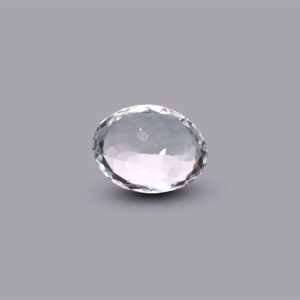 Natural Sky Blue Oval Cabochon Aquamarine-5.45 Carat Faceted Loose Gemstone for Fine Jewelry - Product Image 2