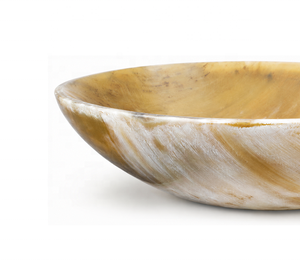 Exquisito Tazón Decorativo de Cuerno de Búfalo, Vajilla de Lujo Hecha a Mano y Sostenible, Centro de Mesa Elegante para la Comedor - Product Image 6