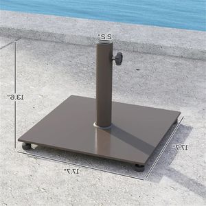 Supporto per Ombrellone da Terrazzo Marrone per Ombrelloni da Giardino - Product Image 6
