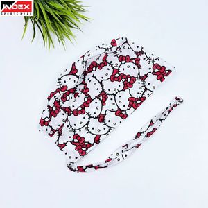 Gorro de Enfermería Profesional Ligero, Gorro Quirúrgico Ajustable con Lazos Traseros para Médicos, Enfermeras, Hospitales y Clínicas - Product Image 1