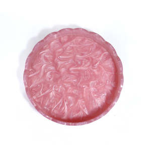 Bandeja de Almacenamiento Ecológica de Resina Epoxi y Ratán Moldeada a Mano, Diseño Oceánico, Asas de Diseño Clásico, Apta para Lavavajillas, 4 cm de Grosor, 501 ml - Product Image 5
