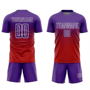 Conjunto de Uniforme de Fútbol Sublimado Personalizado 2026, Camiseta y Pantalones Cortos para Equipos, Último Diseño, Kits de Entrenamiento al por Mayor - Product Image 1
