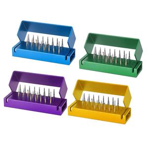 Bloc porte-fraiseurs dentaires 30 trous à bas prix, stérilisateur en aluminium pour autoclave, désinfection, approuvé CE ISO - Product Image 1