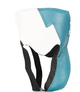 Ensemble personnalisable Aqua White Fly pour gants de boxe et protège-tête intégral avec protège-gland - Cuir respirant et durable pour toutes les saisons - Product Image 3