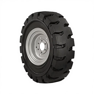 ยางรถยกแบบตัน รุ่น KUMA KF503 สีดำ สำหรับตู้คอนเทนเนอร์ขนาด 20 ฟุต ท่าเรือโฮจิมินห์ คุณภาพสูง มาตรฐานส่งออก ผลิตในเวียดนาม ระยะเวลาจัดส่ง 35-40 วัน - Product Image 1