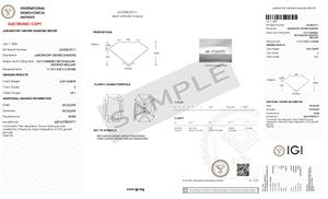 4,50 quilates CVD Lab Grown Radiant Cut DIAMOND E Color VS1 Claridad 11,73 MM con certificado IGI para joyería personalizada - Product Image 2