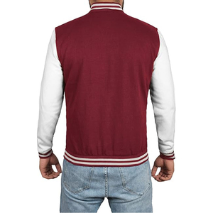 <b>men</b> letterman <b>jacket</b> with ribbed collar and cuffs for classic look <b>mens</b> letterman <b>jacket</b> with comfortable structure - Product Image 5