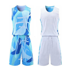 Uniformes de Baloncesto Transpirables de Poliéster, Conjuntos Personalizados de Camiseta y Pantalones Cortos para Hombre, Secado Rápido, Malla Deportiva, Sublimación para Equipos - Product Image 5