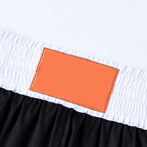 Short de Muay Thai pour adulte, couleur noire, pour matchs de MMA, kickboxing, boxe thaï, entraînement léger d'arts martiaux. - Product Image 3