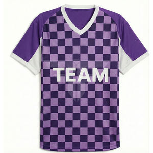 Camiseta de Fútbol Transpirable de Poliéster, Tejido de Malla Ligero, Unisex, Ajuste para Adultos, Manga Corta, Secado Rápido, Talla Grande - Product Image 2